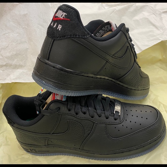 Air force 1 07 prm black/black- university red main image 9